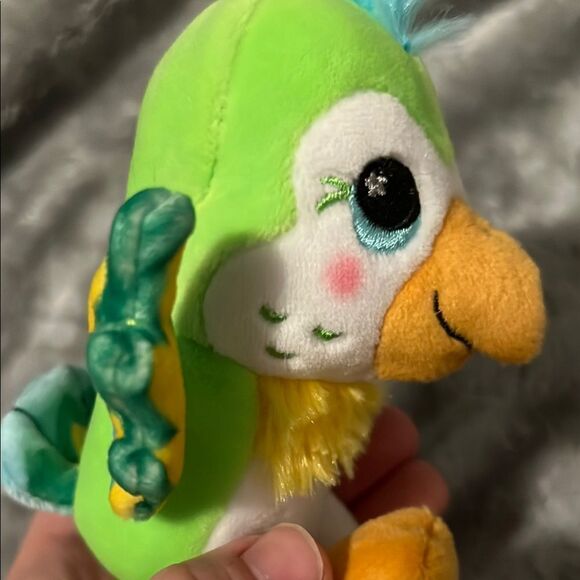 Disney Parks Wishables Enchanted Tiki Room Series Michael Green Bird Plush - Picture 4 of 7